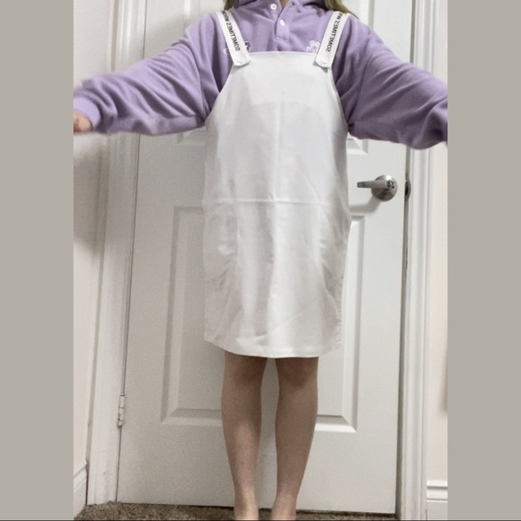 Girls Solid White Cami Dress with Pockets | ONE Size - Picture 11 of 13